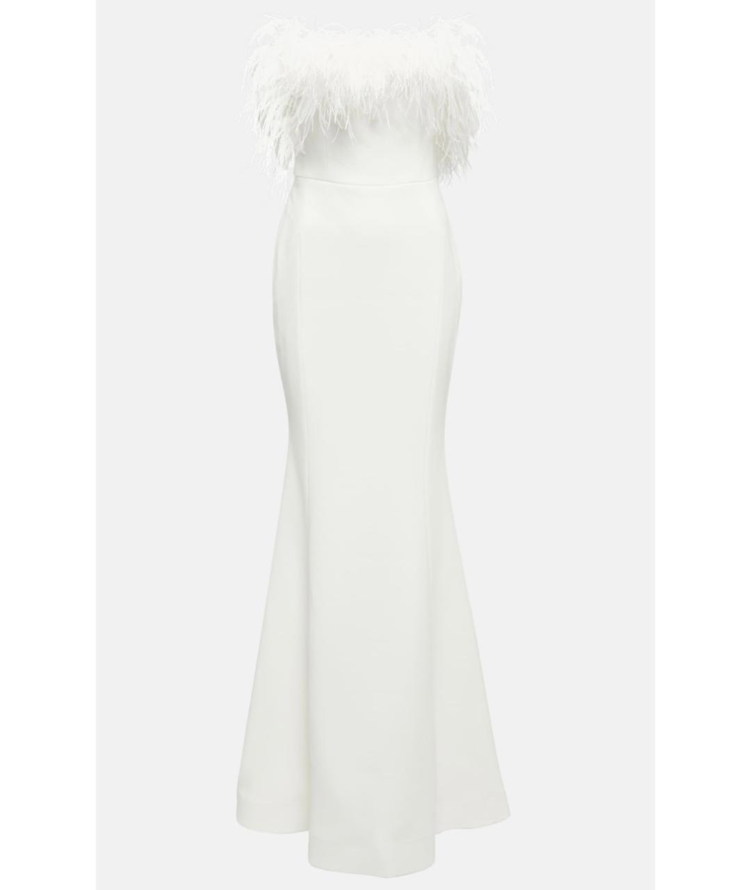 REBECCA VALLANCE Белое полиэстеровое коктейльное платье, фото 7