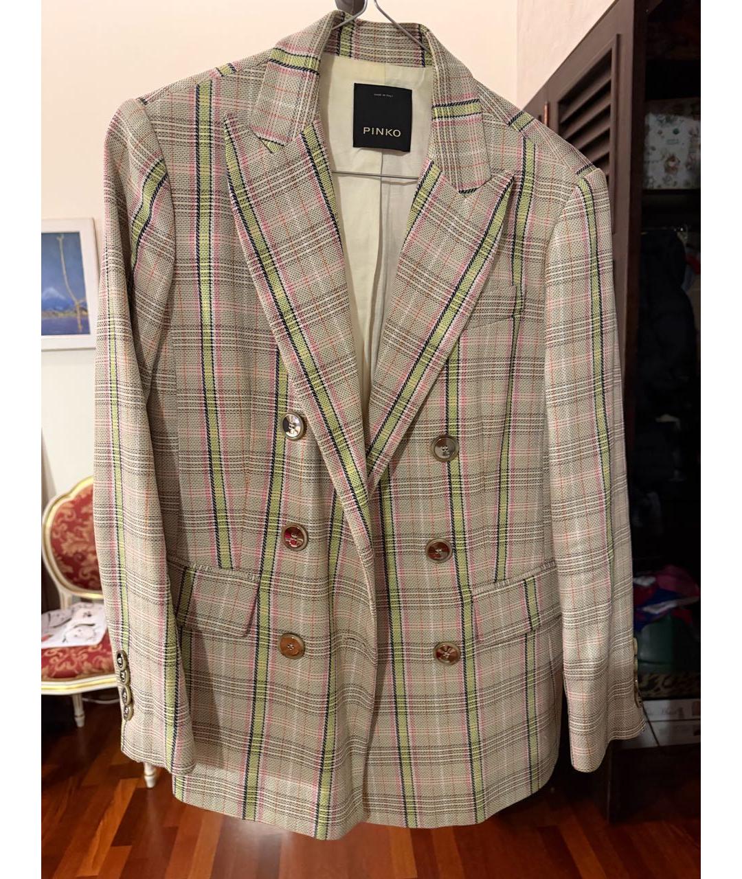 PINKO Мульти хлопковый жакет/пиджак, фото 4