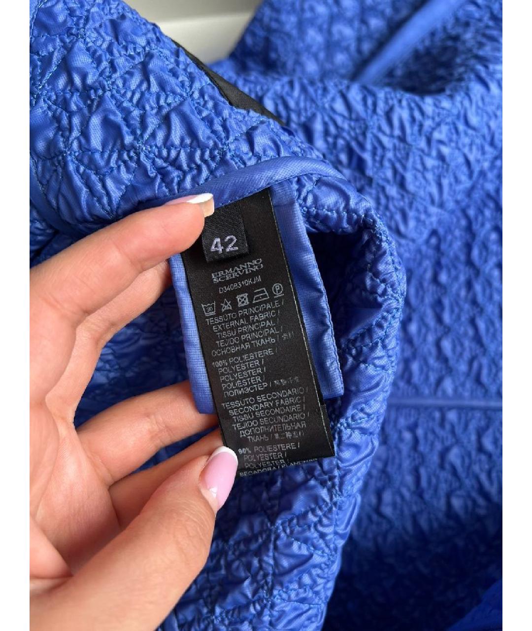 ERMANNO SCERVINO Синяя куртка, фото 5