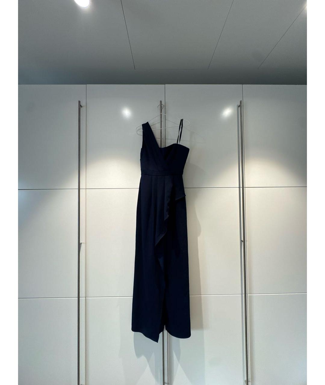 BCBG MAXAZRIA Темно-синее полиэстеровое вечернее платье, фото 5