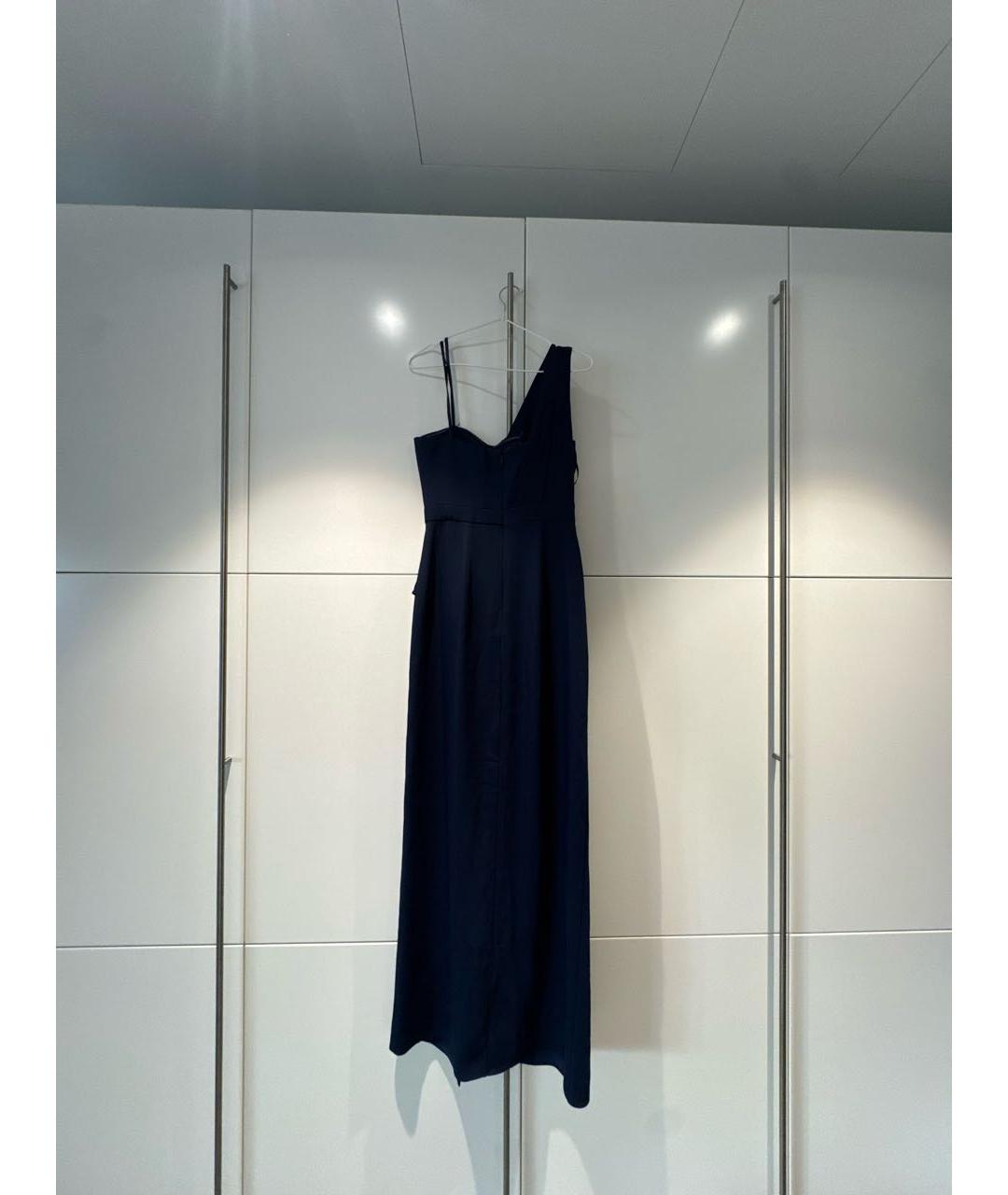 BCBG MAXAZRIA Темно-синее полиэстеровое вечернее платье, фото 2