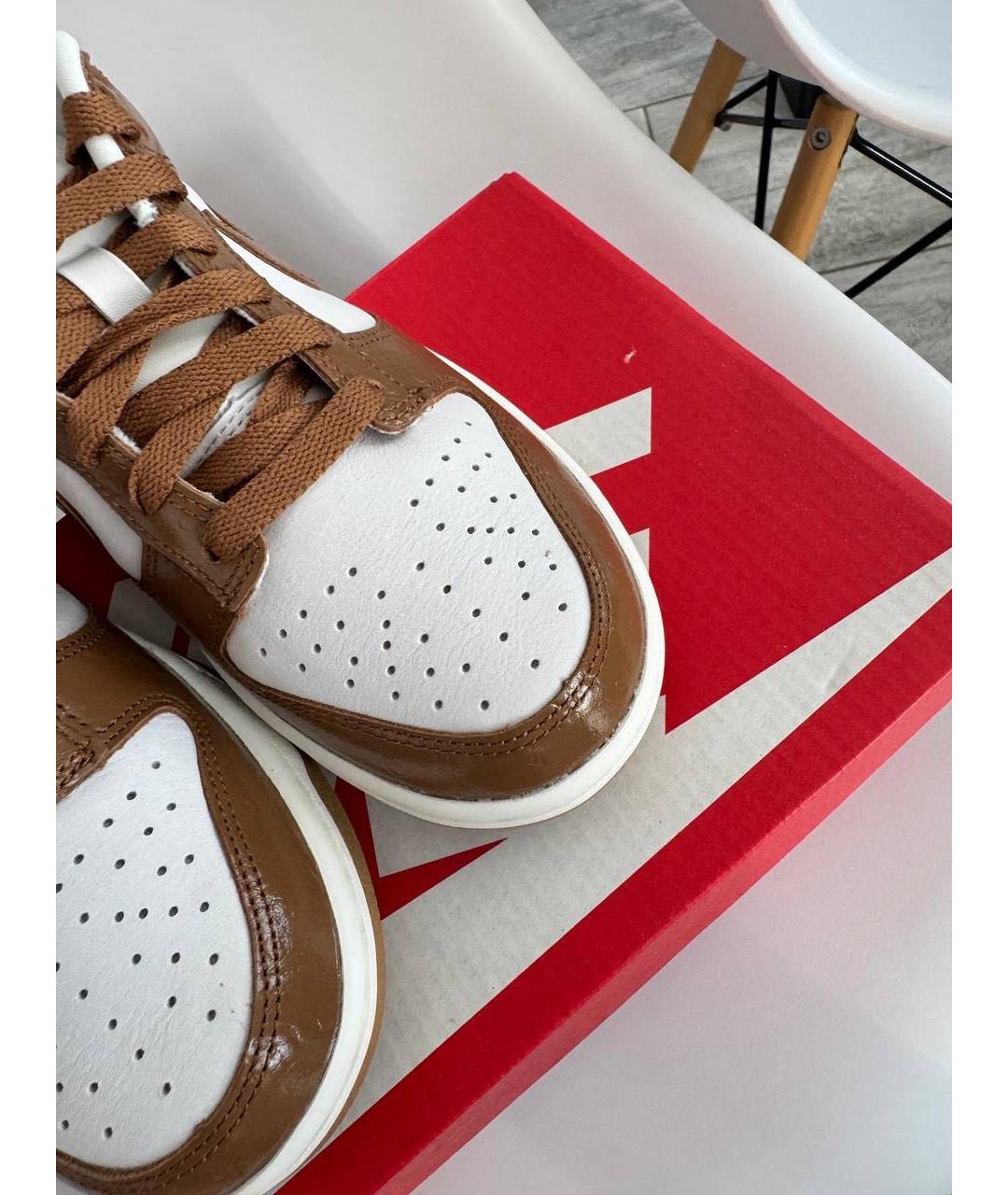 NIKE Коричневые кеды, фото 3