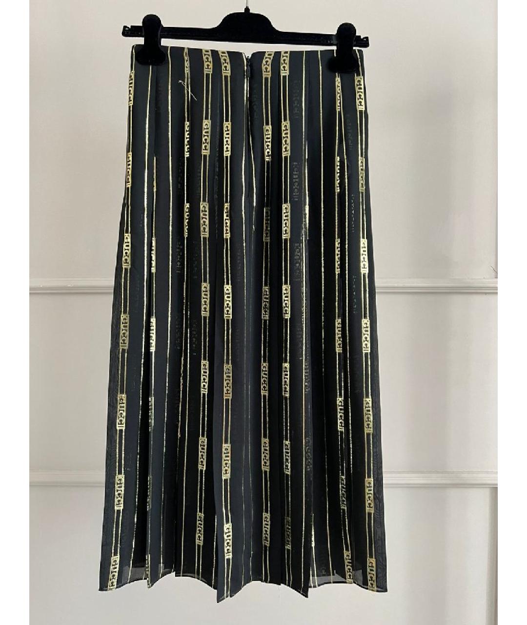 GUCCI Черная юбка макси, фото 2