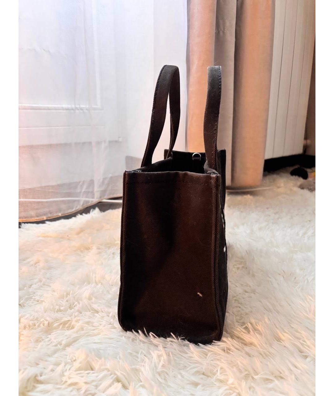 MARC JACOBS Черная тканевая сумка тоут, фото 4