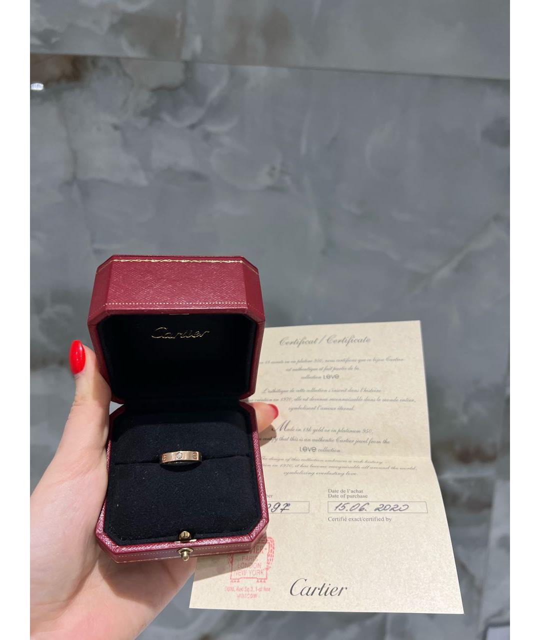 CARTIER Золотое кольцо из розового золота, фото 5