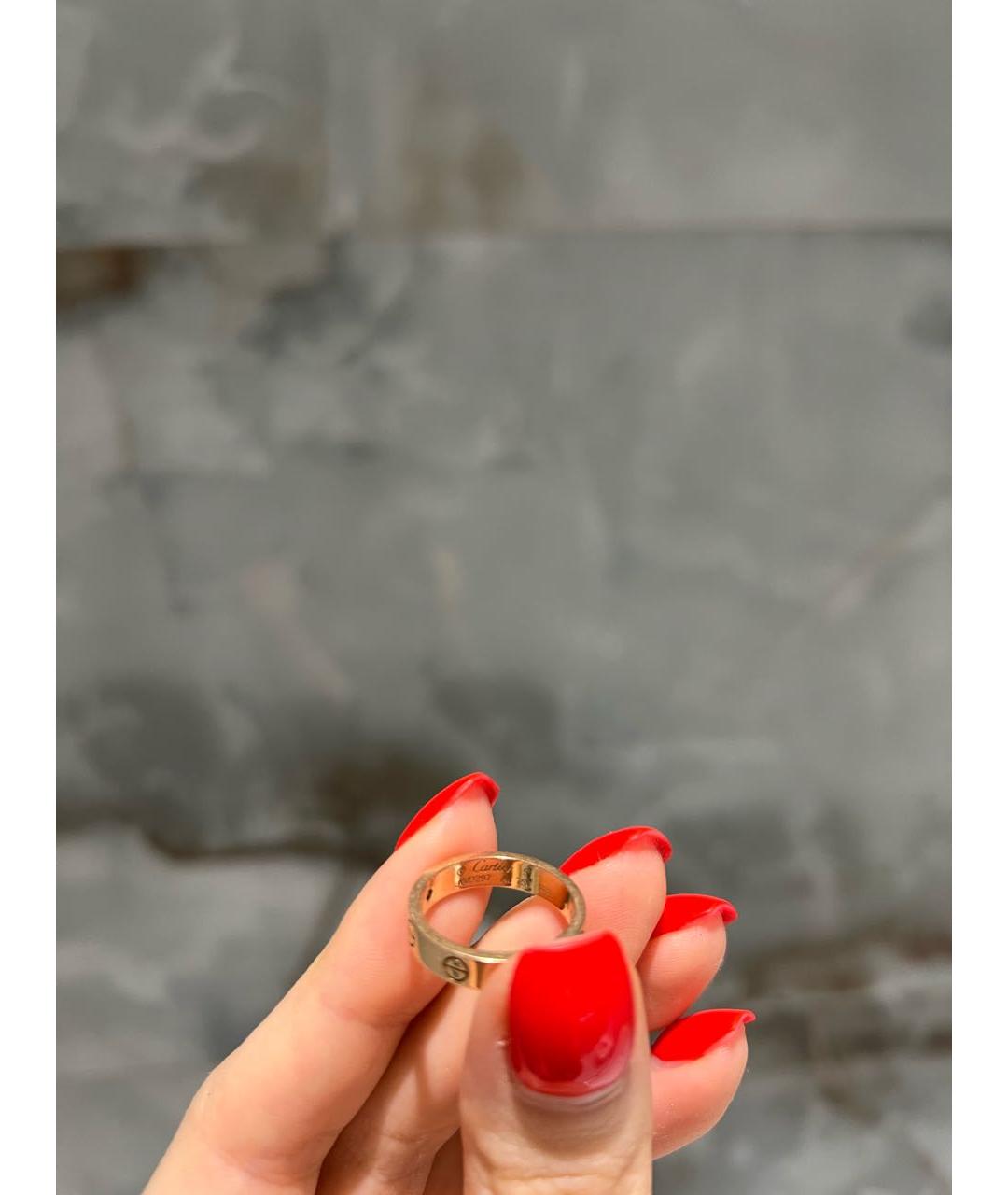 CARTIER Золотое кольцо из розового золота, фото 4