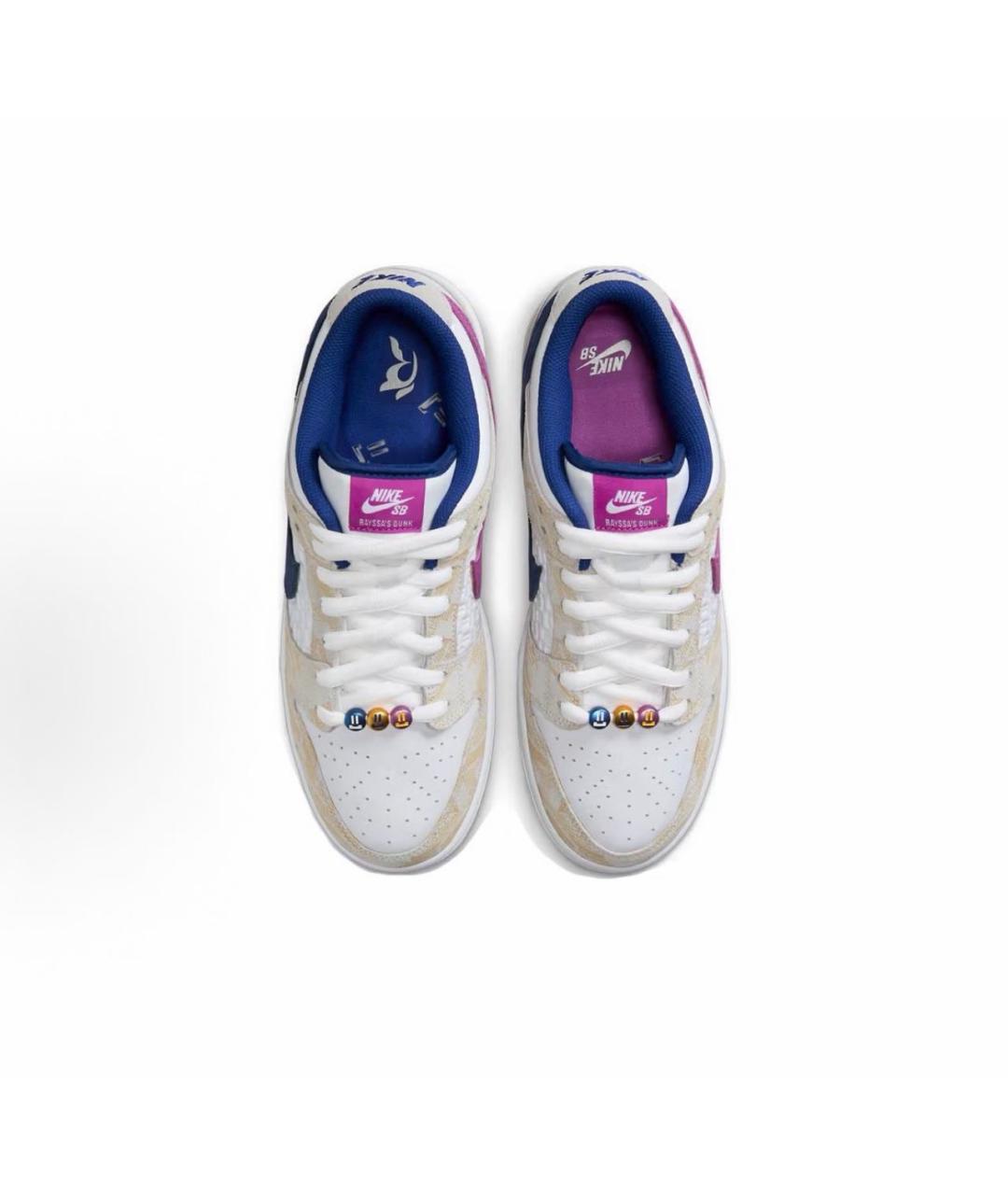 NIKE Бежевые текстильные кроссовки, фото 4