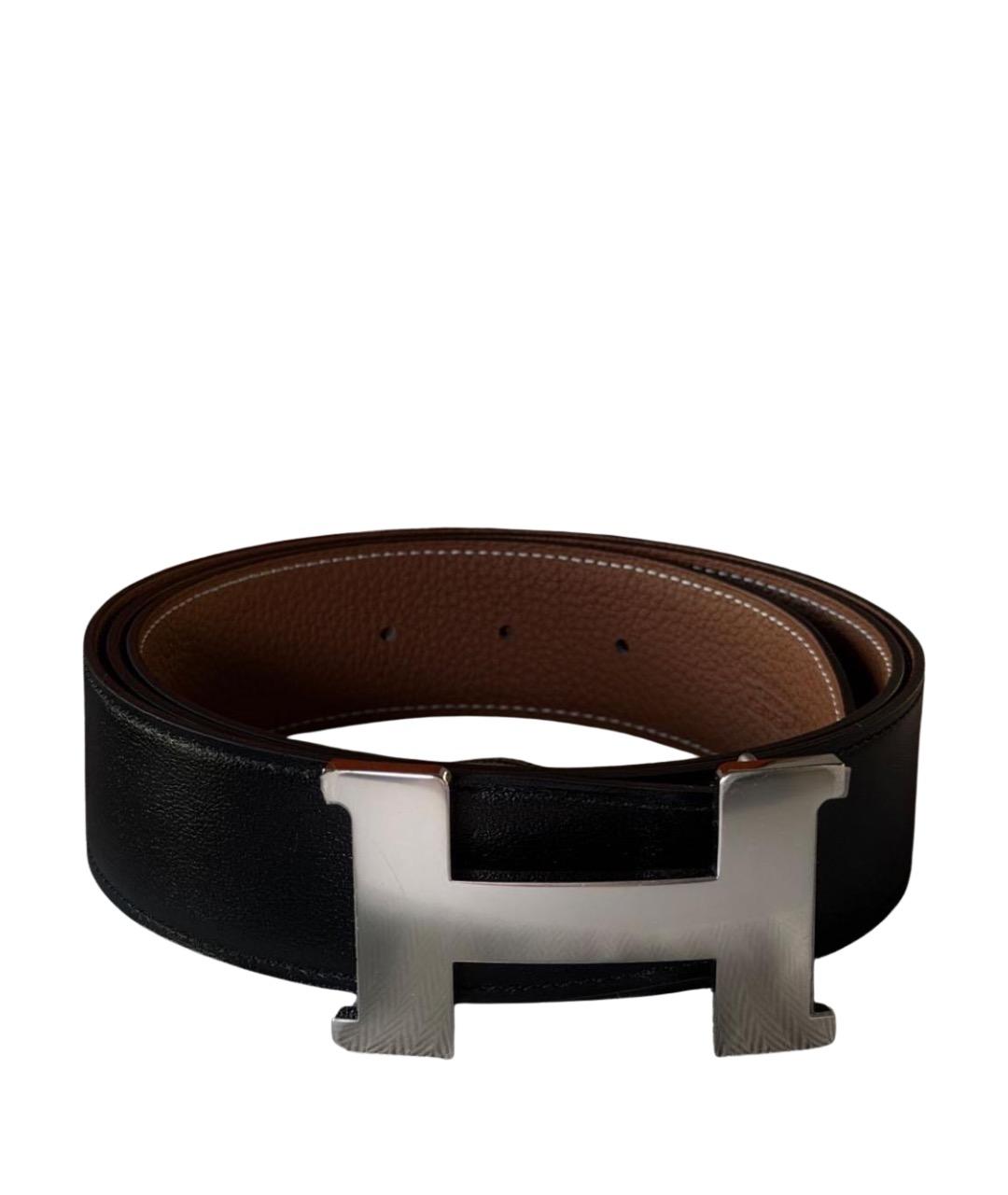 HERMES Коричневый кожаный ремень, фото 1