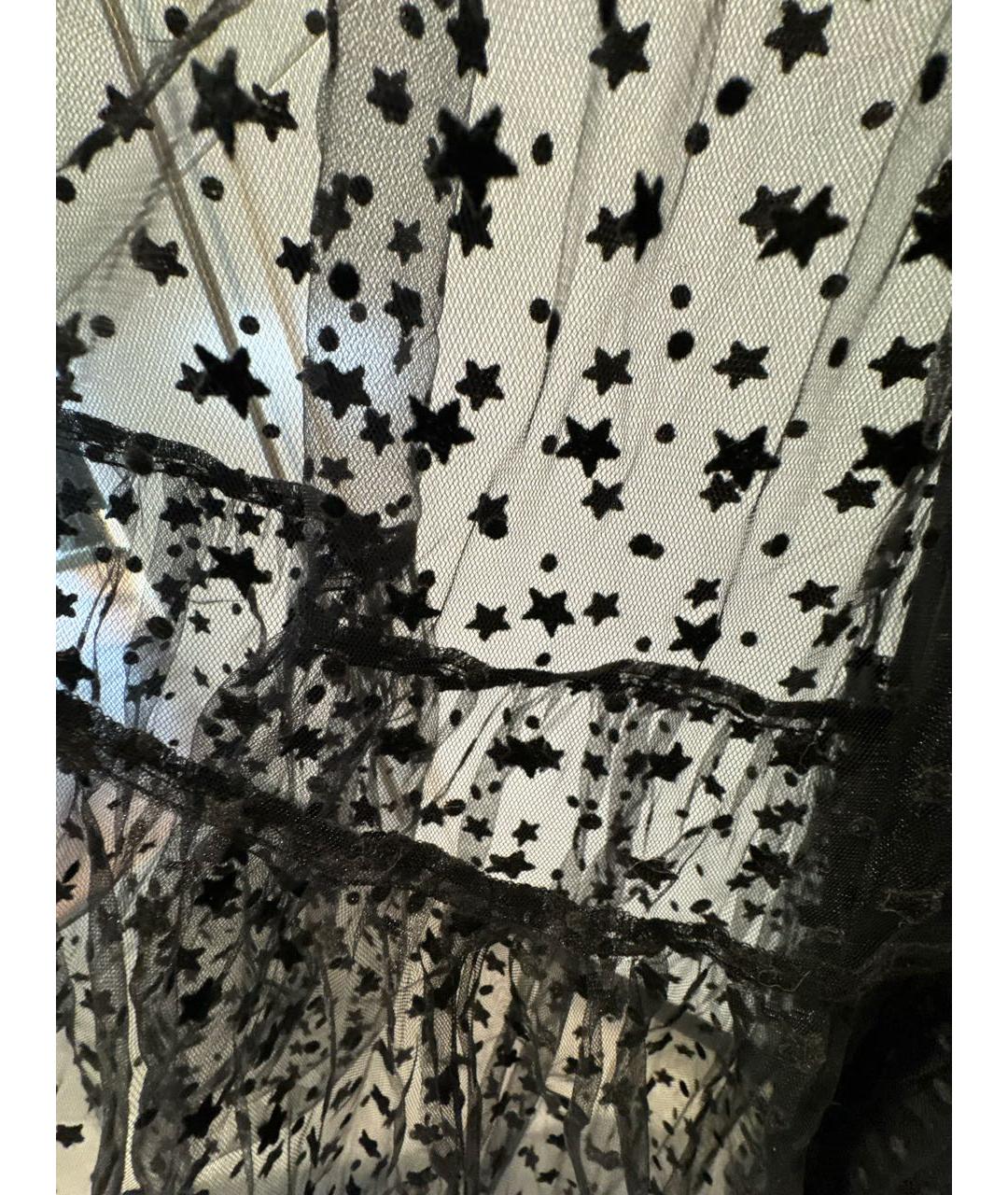 12 STOREEZ Черная полиэстеровая юбка миди, фото 4