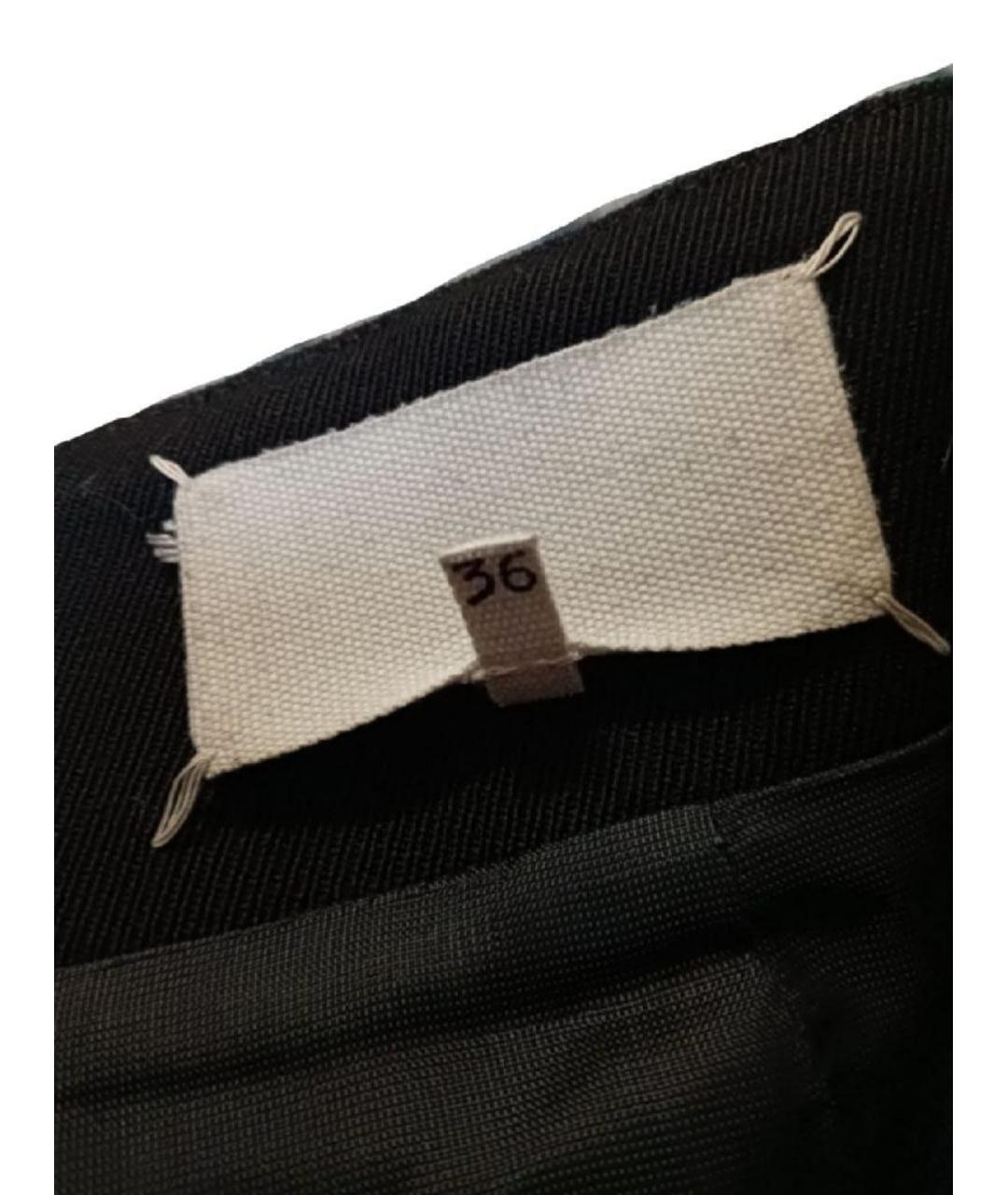 MAISON MARGIELA Черная хлопковая юбка мини, фото 6