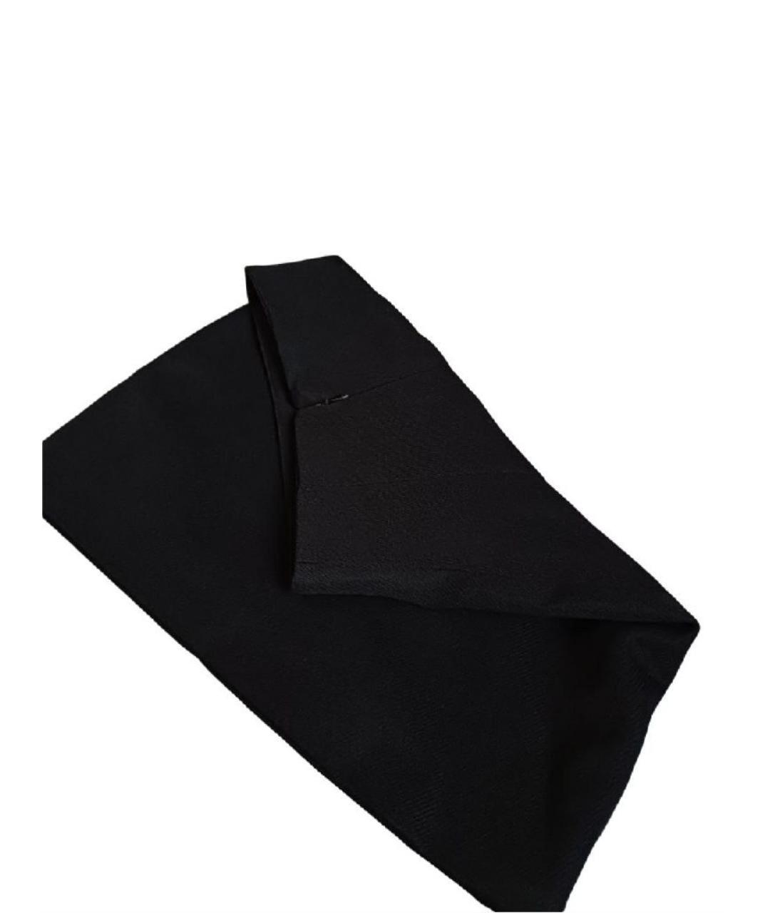 MAISON MARGIELA Черная хлопковая юбка мини, фото 4