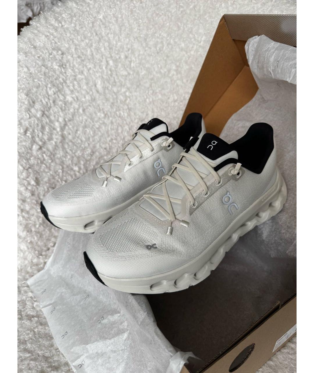 ON Белые текстильные кроссовки, фото 3