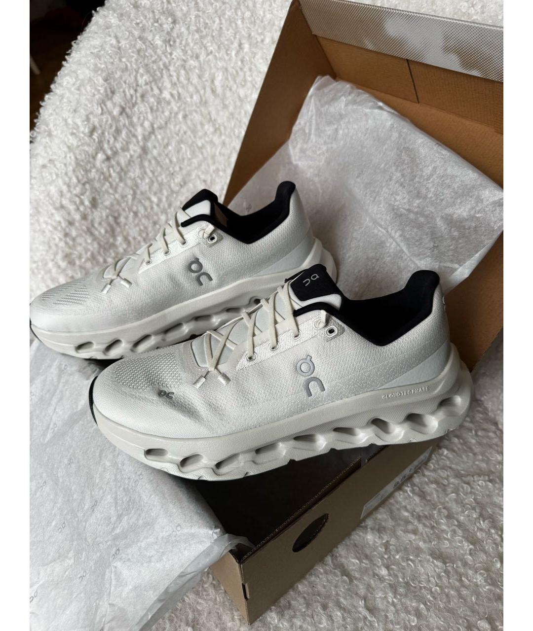 ON Белые текстильные кроссовки, фото 8