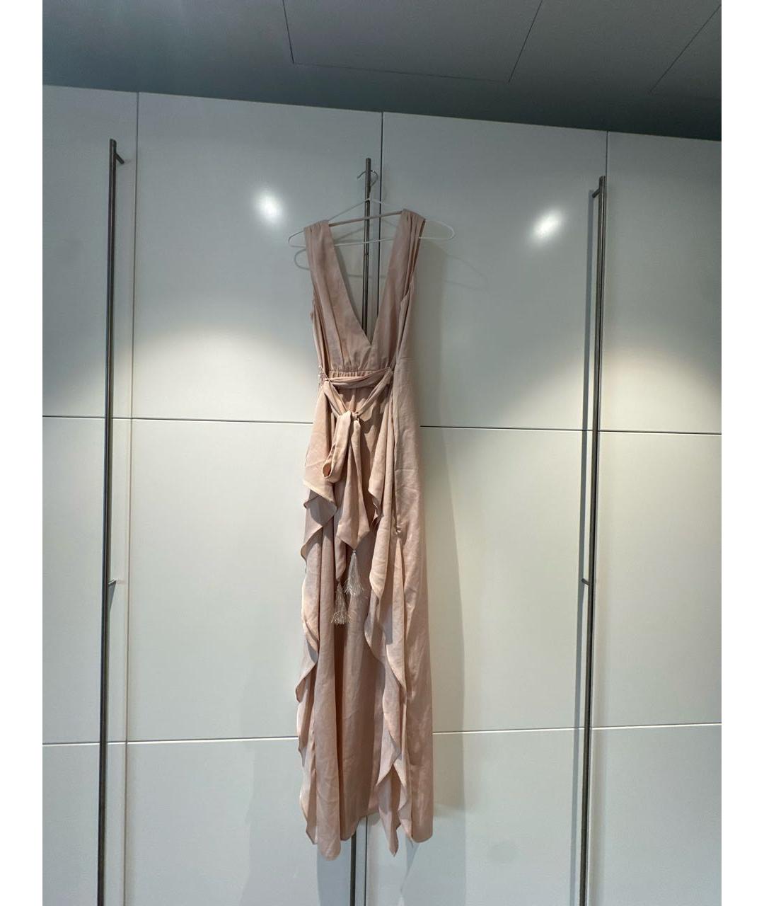 BCBG MAXAZRIA Розовое полиэстеровое вечернее платье, фото 6