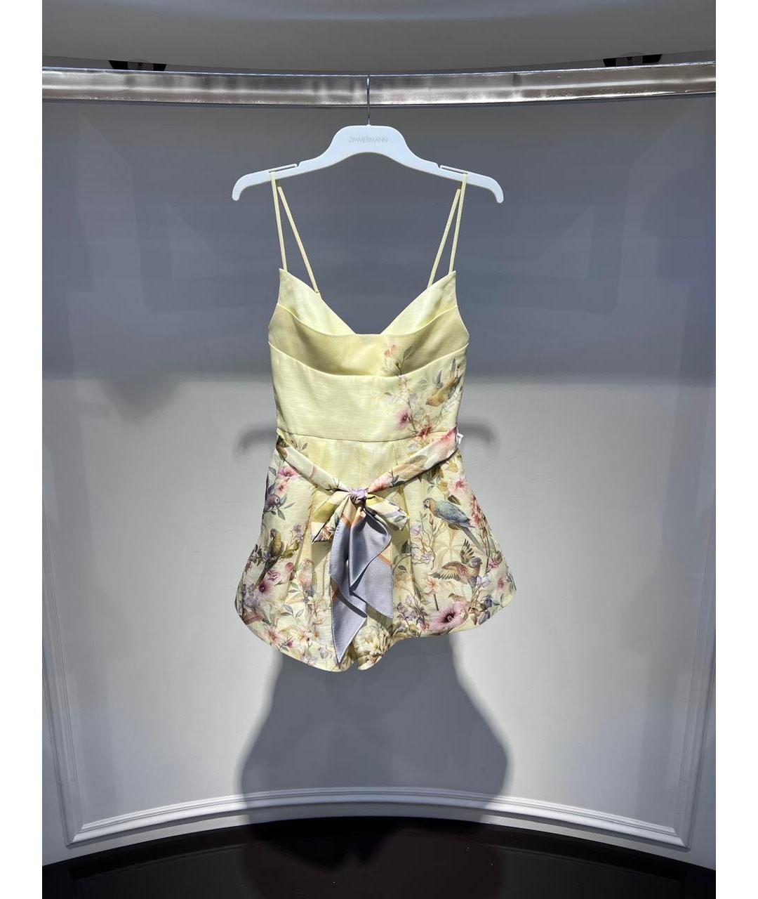 ZIMMERMANN Мульти льняной комбинезон, фото 2