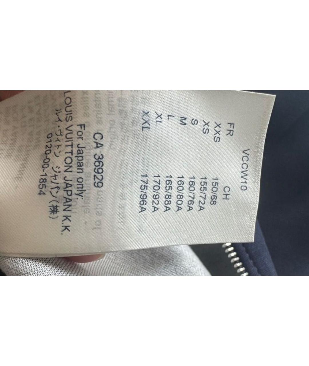 LOUIS VUITTON Темно-синее хлопковое повседневное платье, фото 5