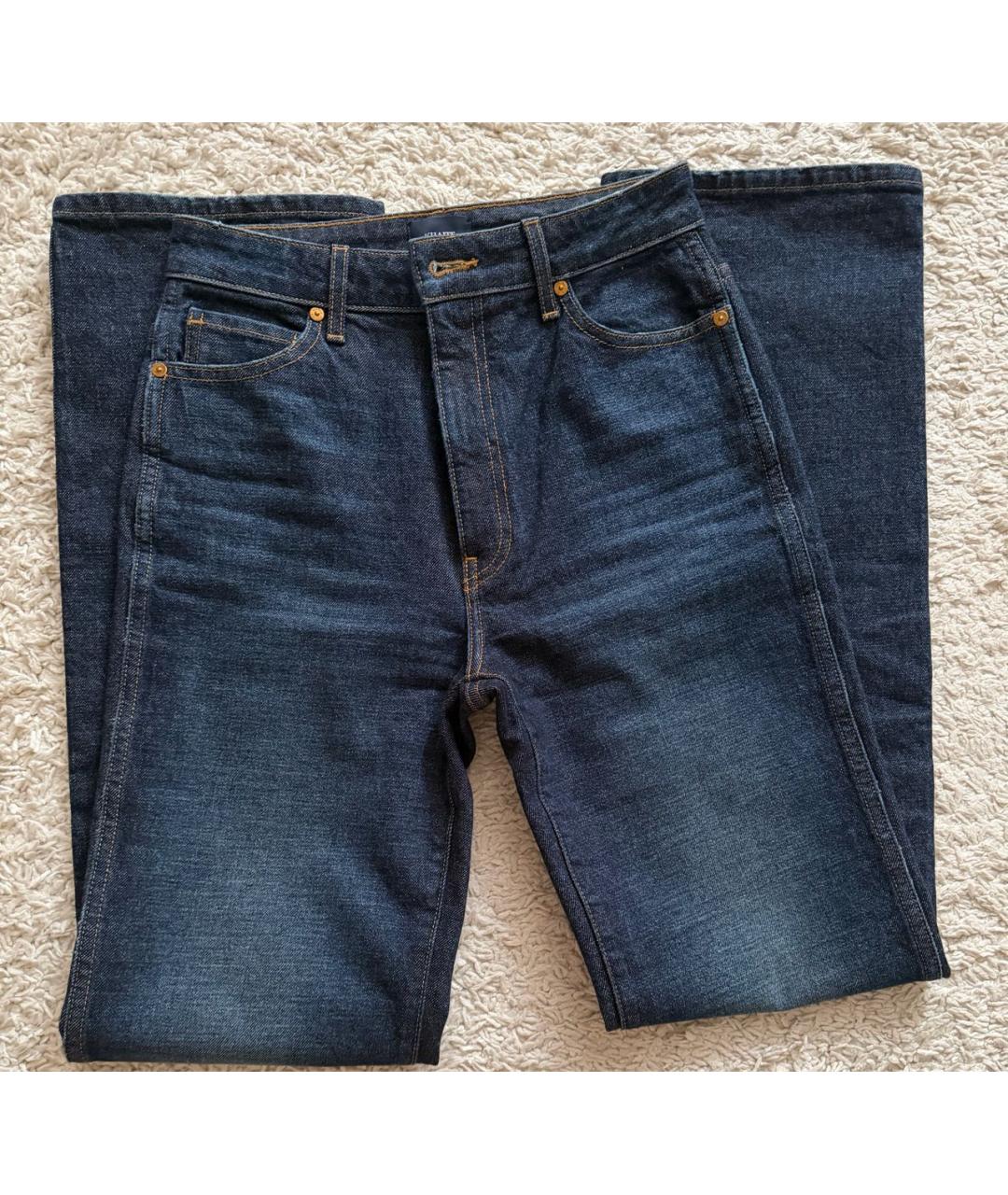 KHAITE Синие прямые джинсы, фото 5