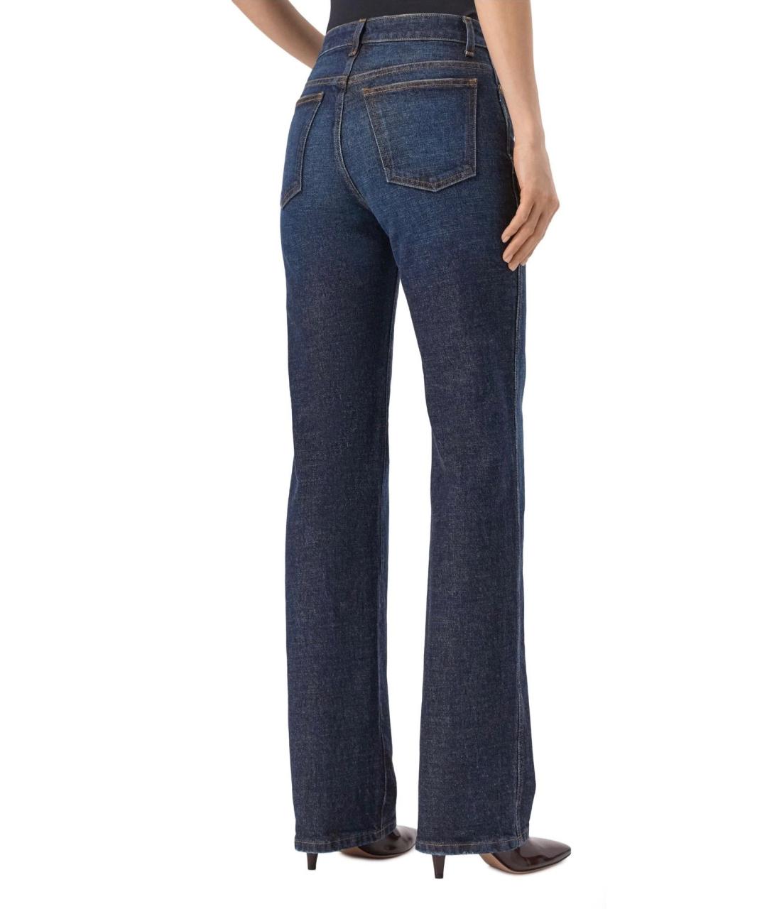 KHAITE Синие прямые джинсы, фото 3