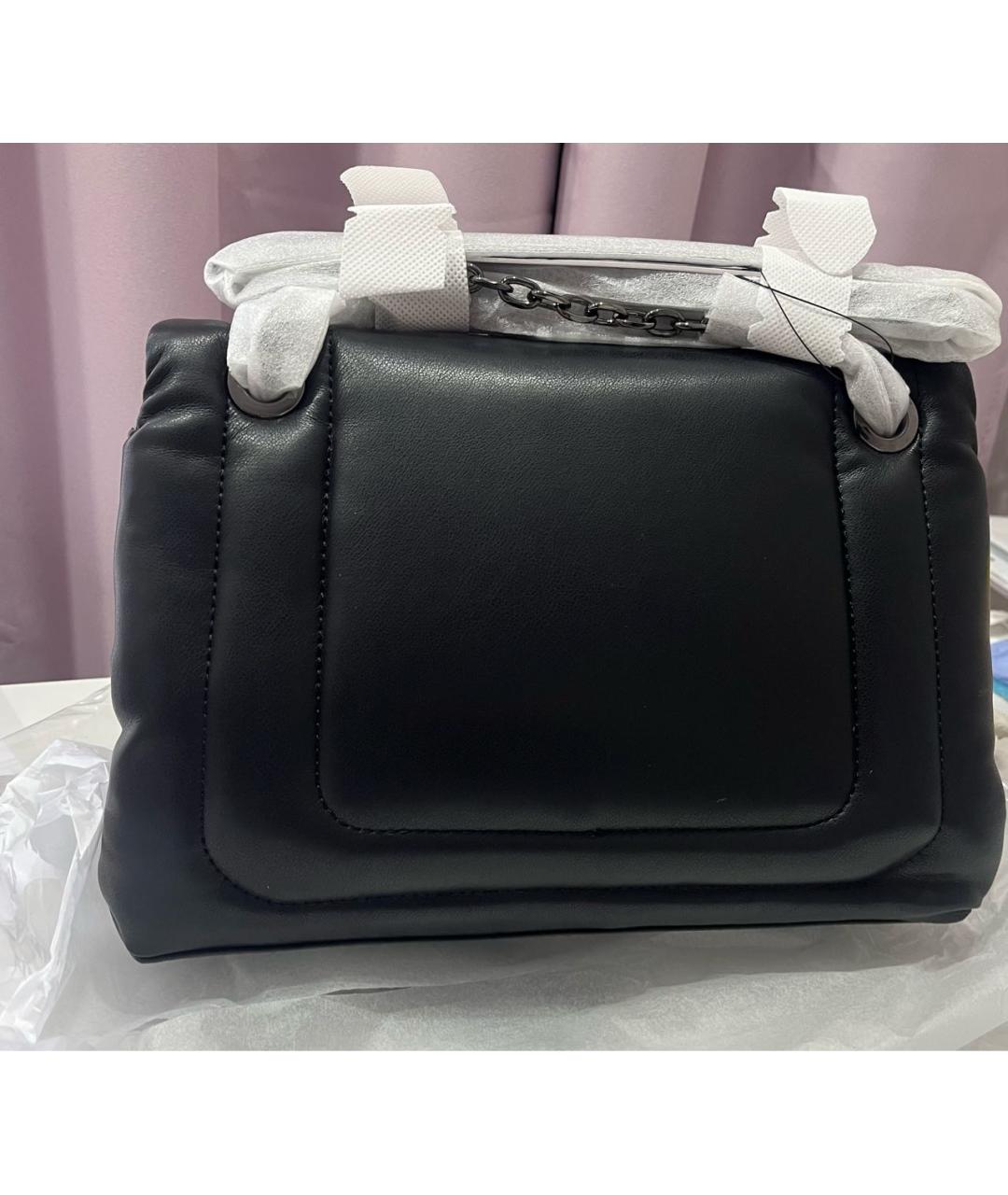 DKNY Черная сумка через плечо из искусственной кожи, фото 2