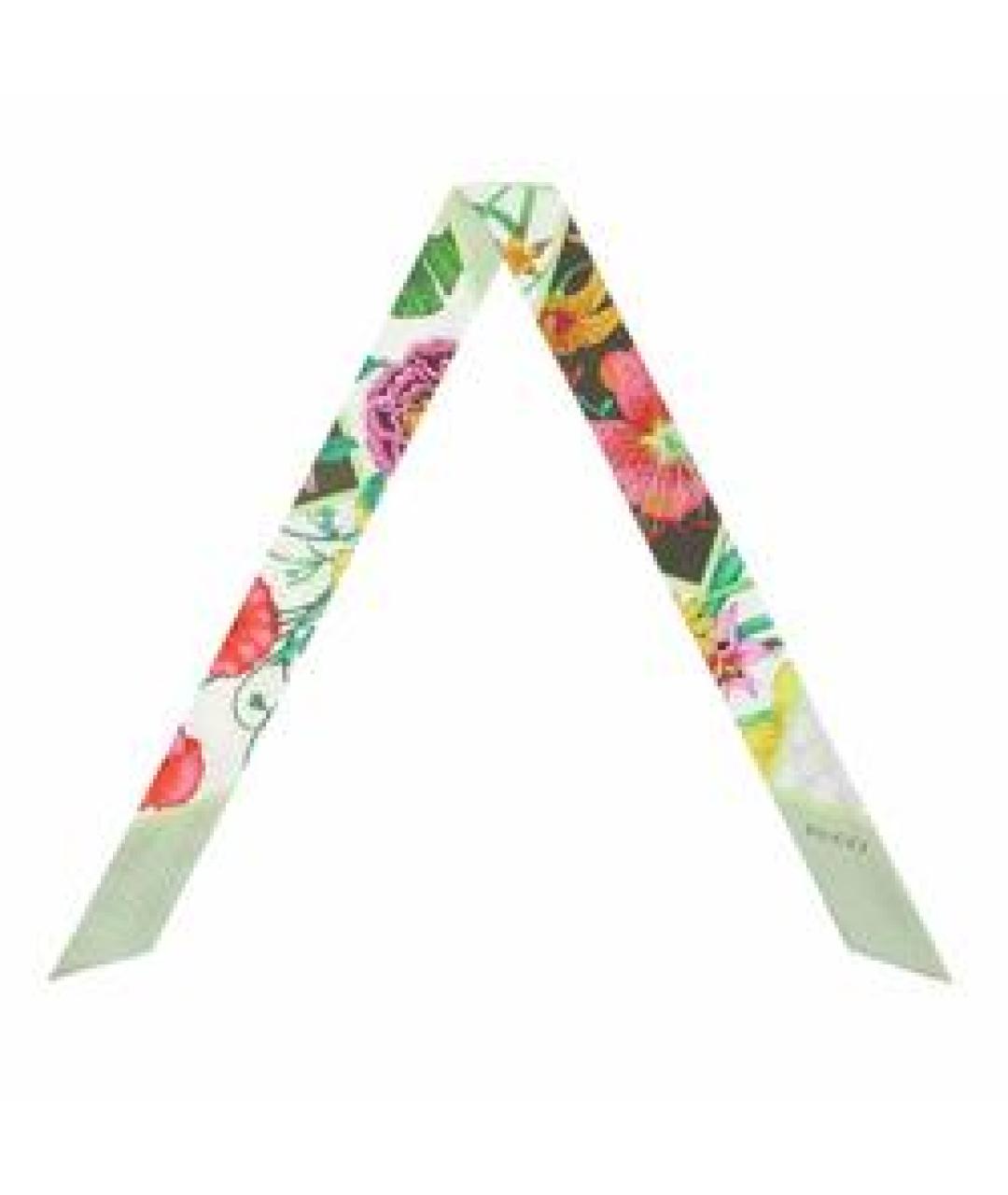 GUCCI Мульти шелковый шарф, фото 3