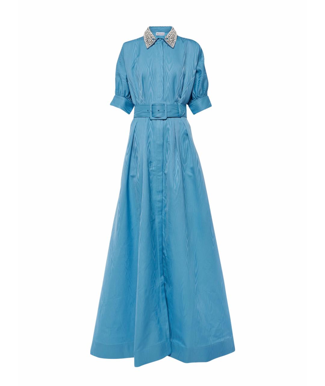 REBECCA VALLANCE Голубое полиэстеровое коктейльное платье, фото 1