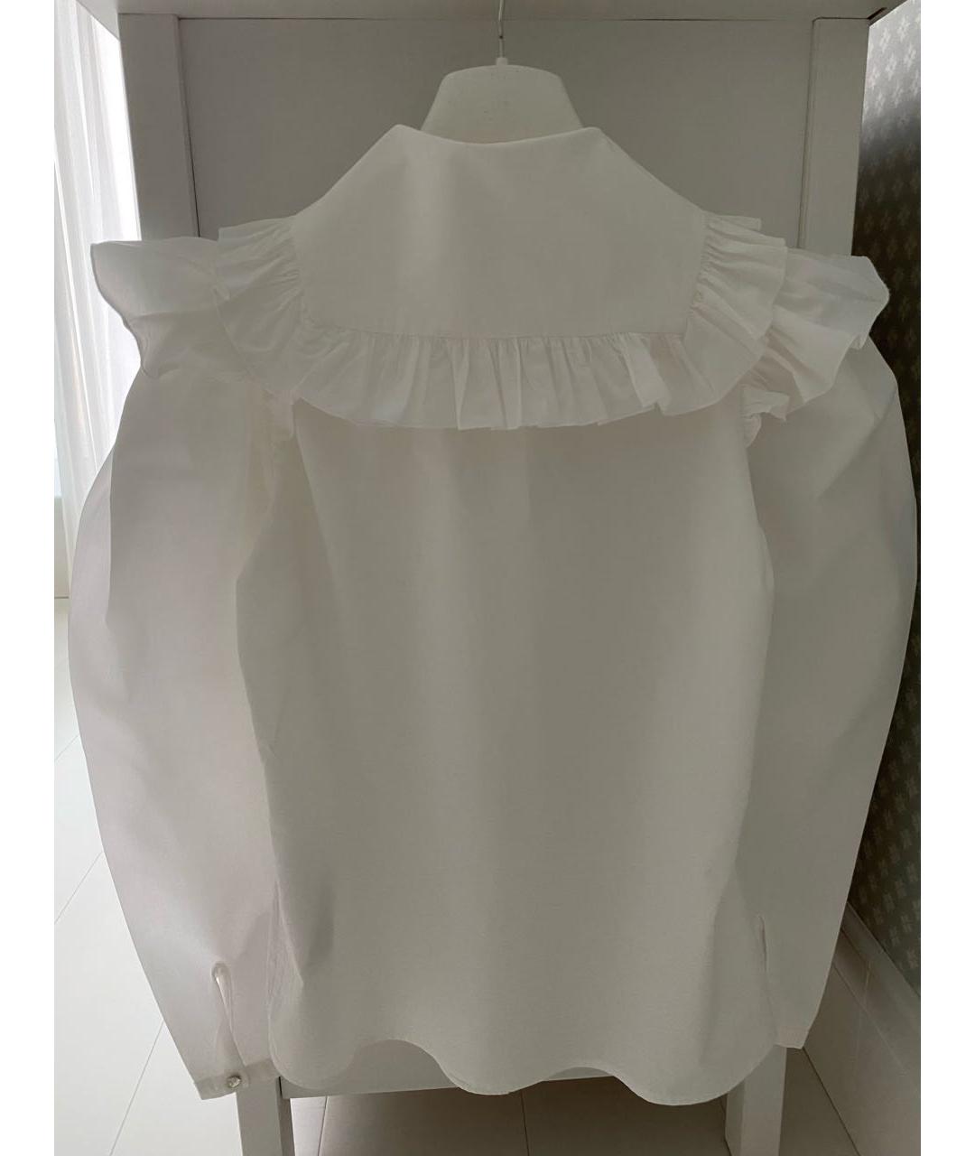 MONNALISA Белая хлопковая блузы, фото 2