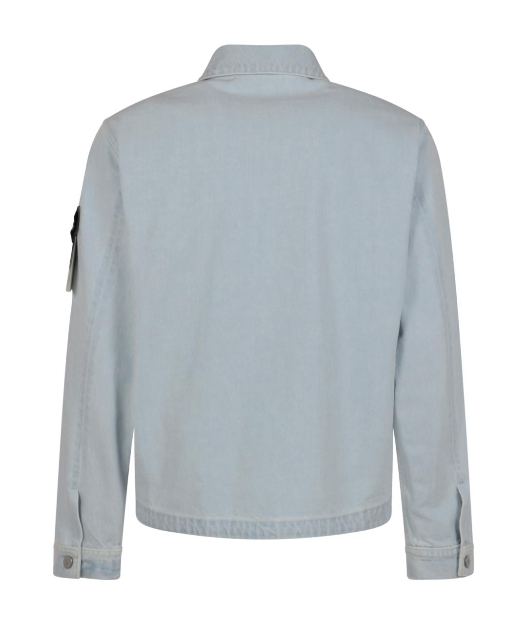 STONE ISLAND Синяя хлопковая куртка, фото 2