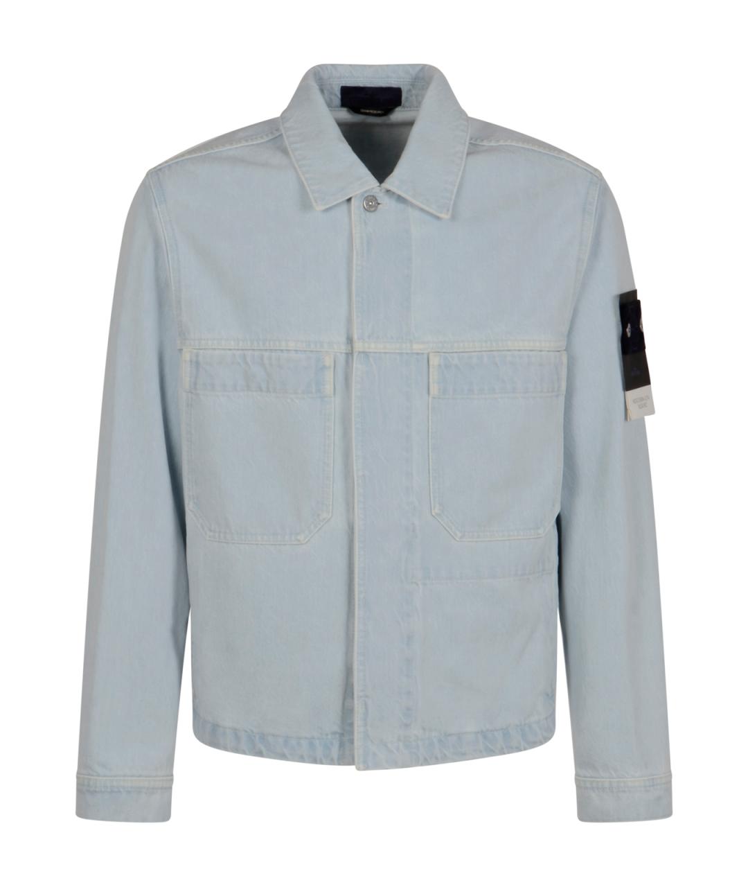 STONE ISLAND Синяя хлопковая куртка, фото 1