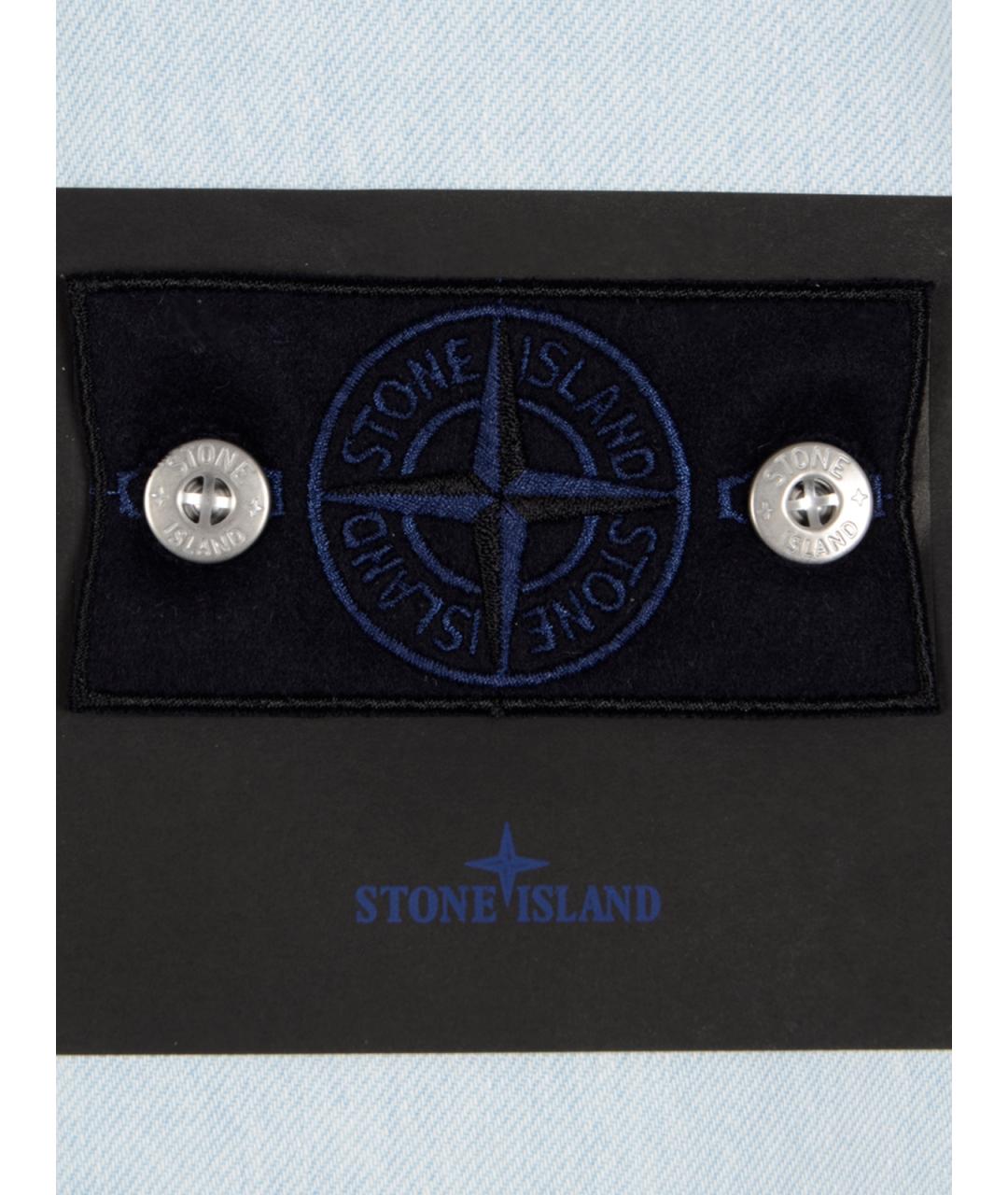 STONE ISLAND Синяя хлопковая куртка, фото 3