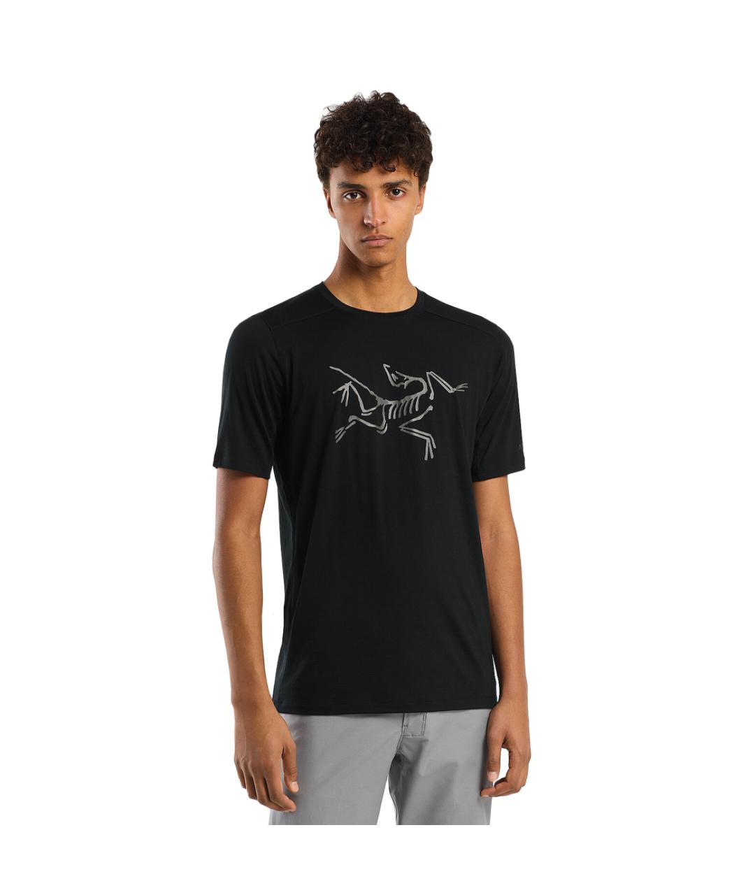 ARCTERYX Черная хлопковая футболка, фото 2