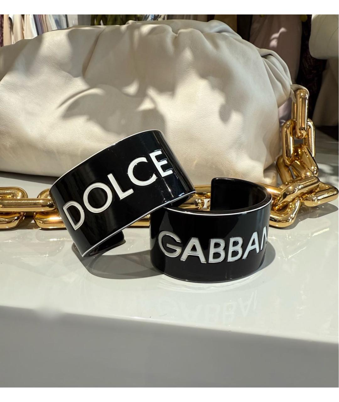 DOLCE&GABBANA Черный браслет, фото 4