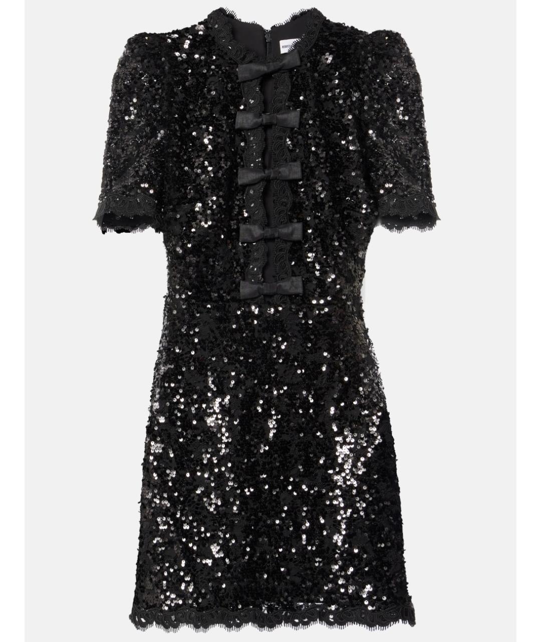REBECCA VALLANCE Черное коктейльное платье, фото 7