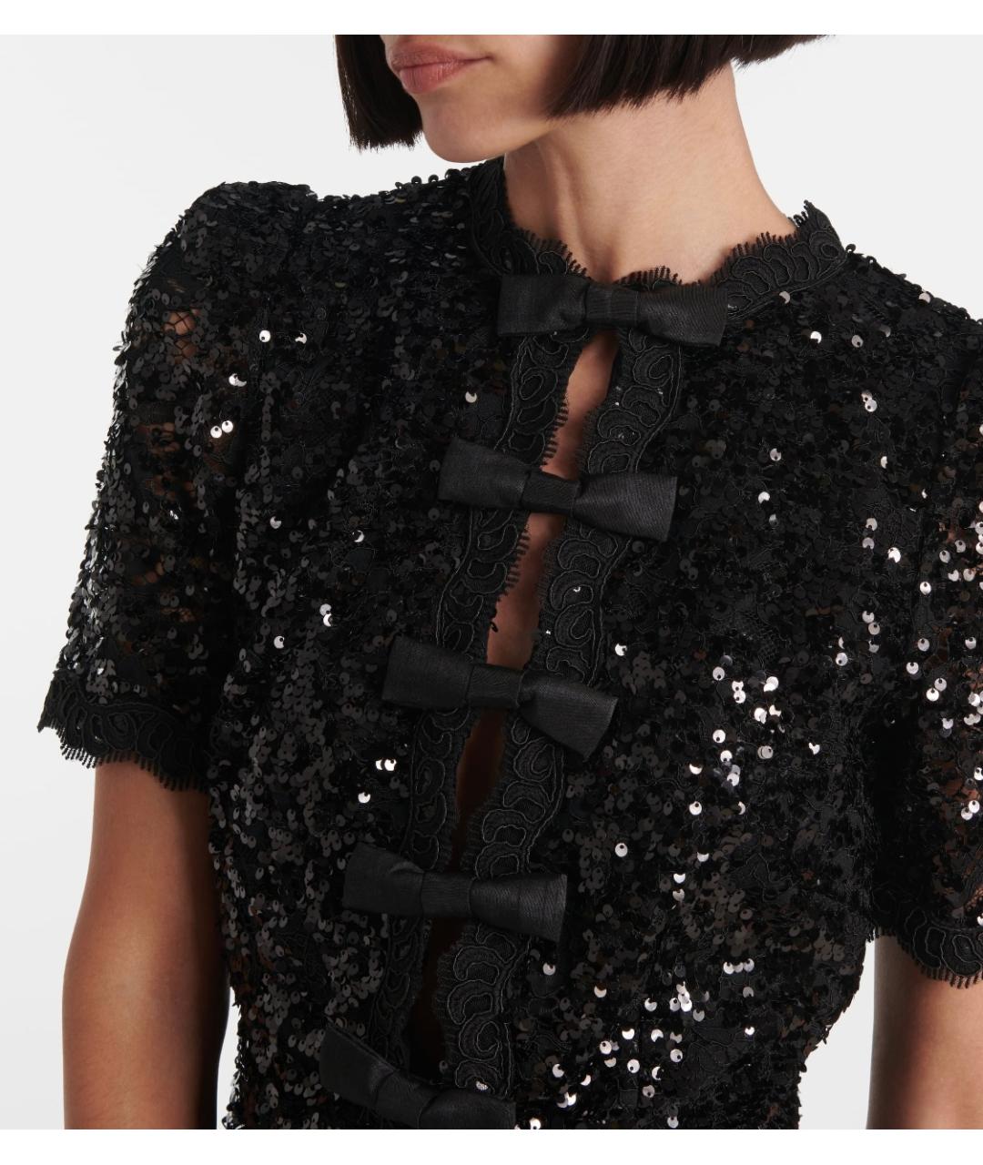 REBECCA VALLANCE Черное коктейльное платье, фото 4