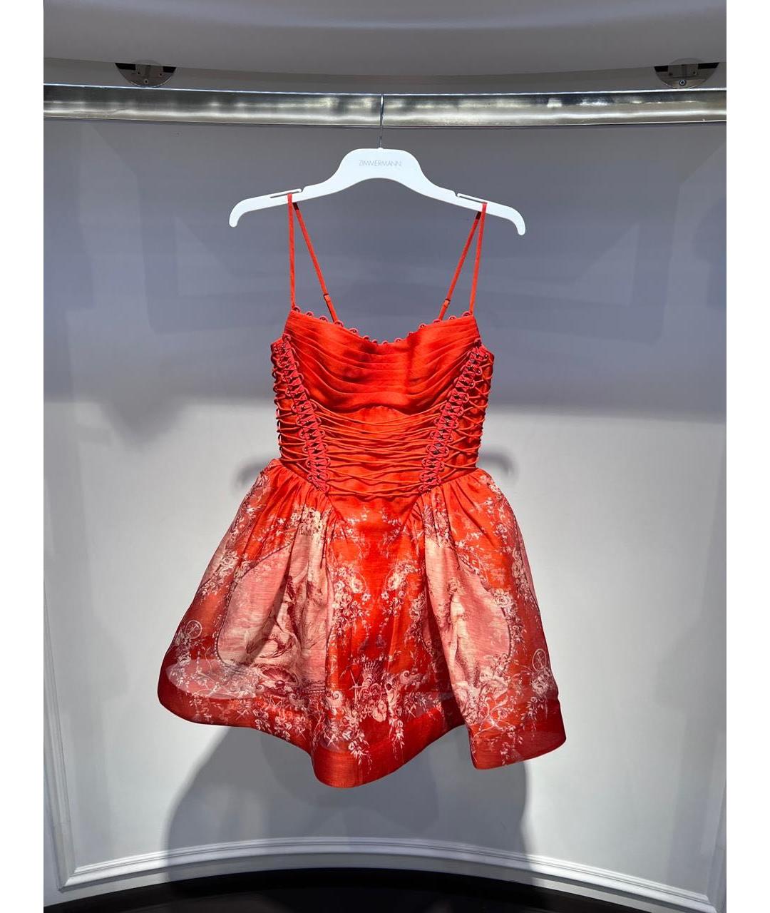 ZIMMERMANN Красное вечернее платье, фото 2