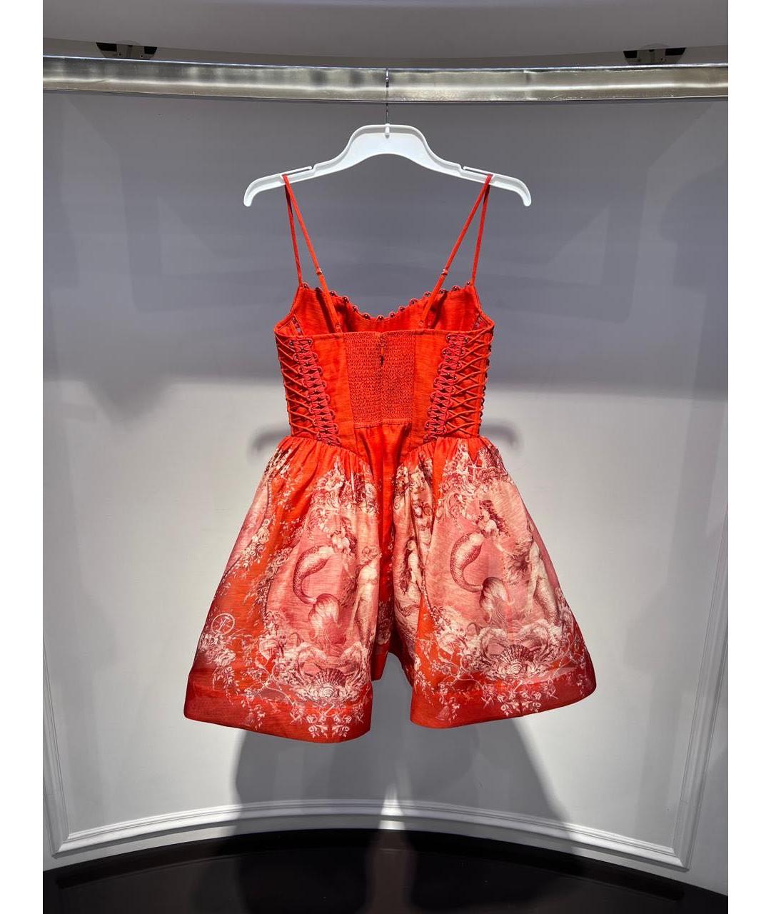 ZIMMERMANN Красное вечернее платье, фото 3