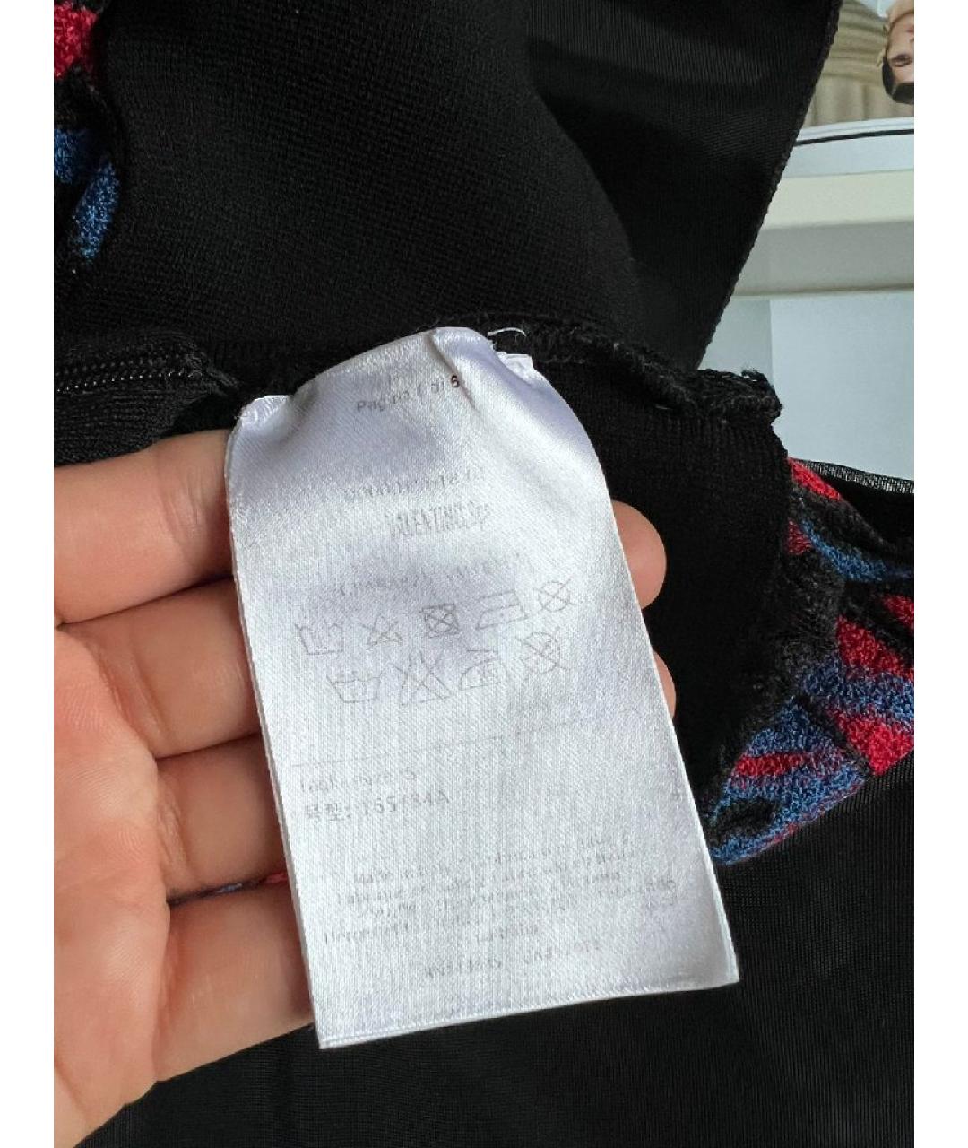 VALENTINO Черное повседневное платье, фото 4