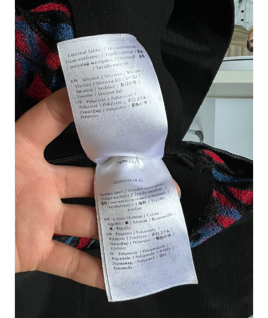 VALENTINO Черное повседневное платье, фото 5