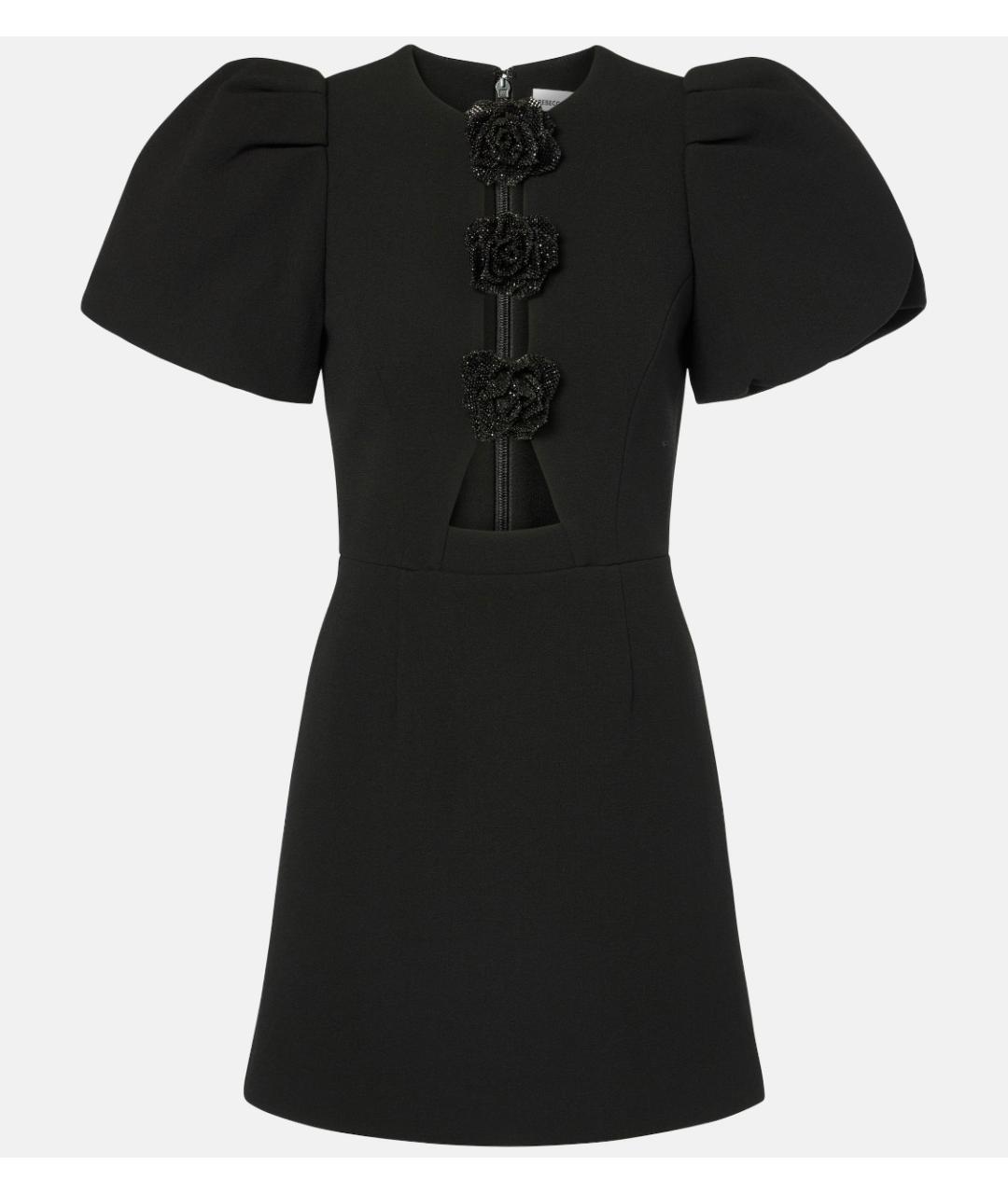 REBECCA VALLANCE Черное полиэстеровое коктейльное платье, фото 6