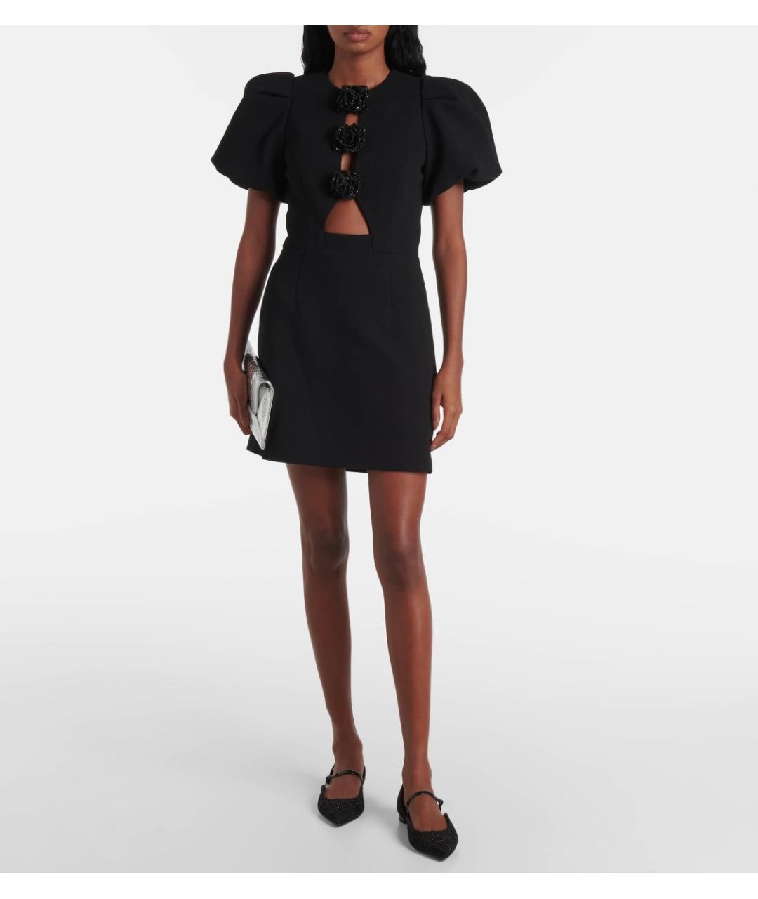 REBECCA VALLANCE Черное полиэстеровое коктейльное платье, фото 2