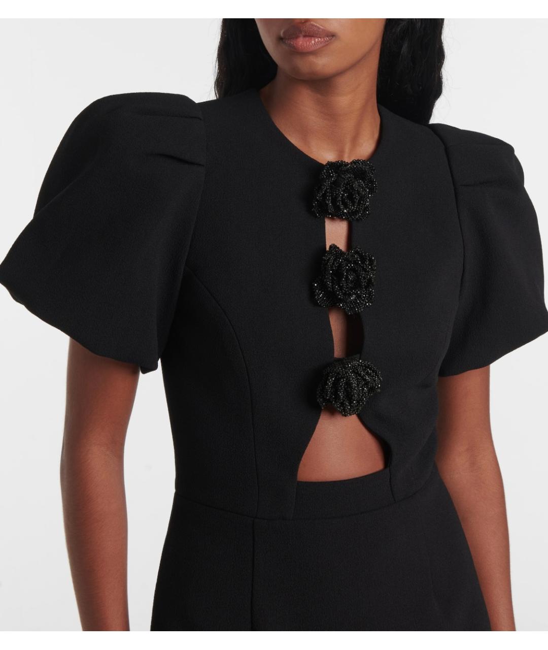 REBECCA VALLANCE Черное полиэстеровое коктейльное платье, фото 4