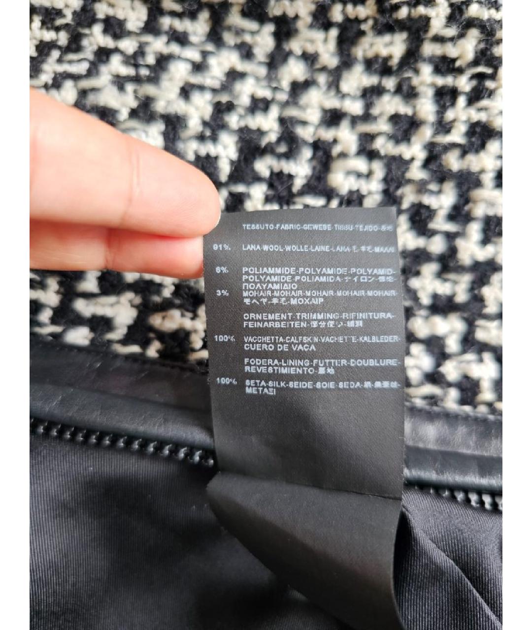 SAINT LAURENT Черное пальто, фото 6