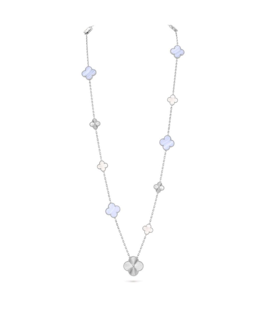 VAN CLEEF & ARPELS Серебряное колье из белого золота, фото 5