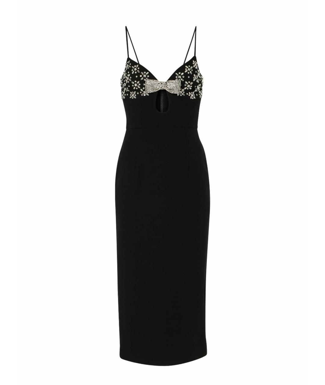 REBECCA VALLANCE Черное полиэстеровое коктейльное платье, фото 1