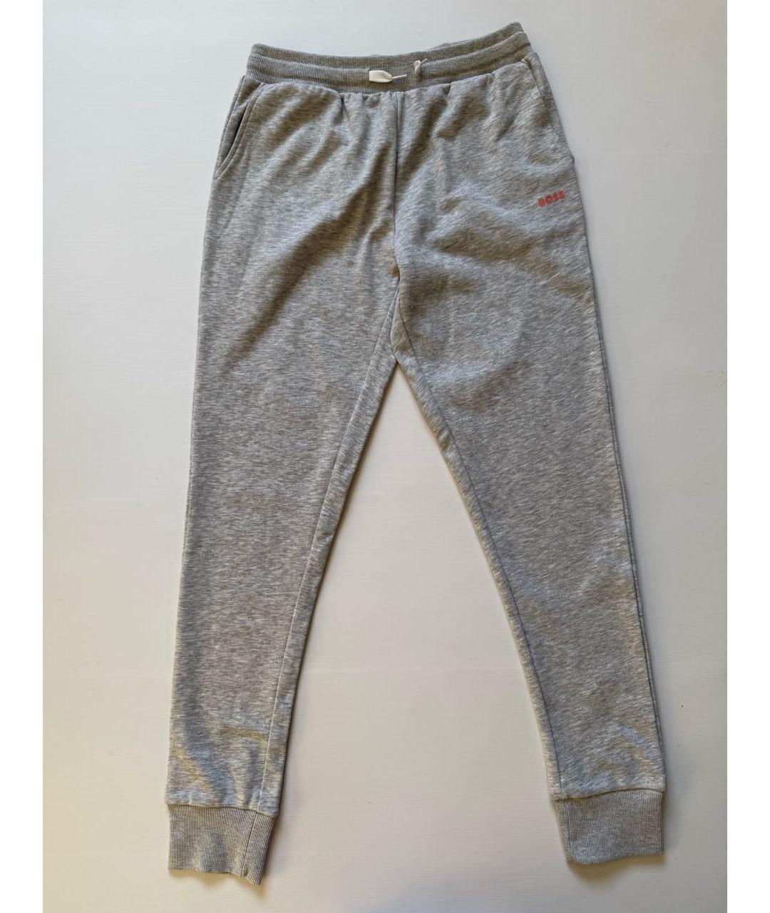 HUGO BOSS Серые хлопковые брюки и шорты, фото 6