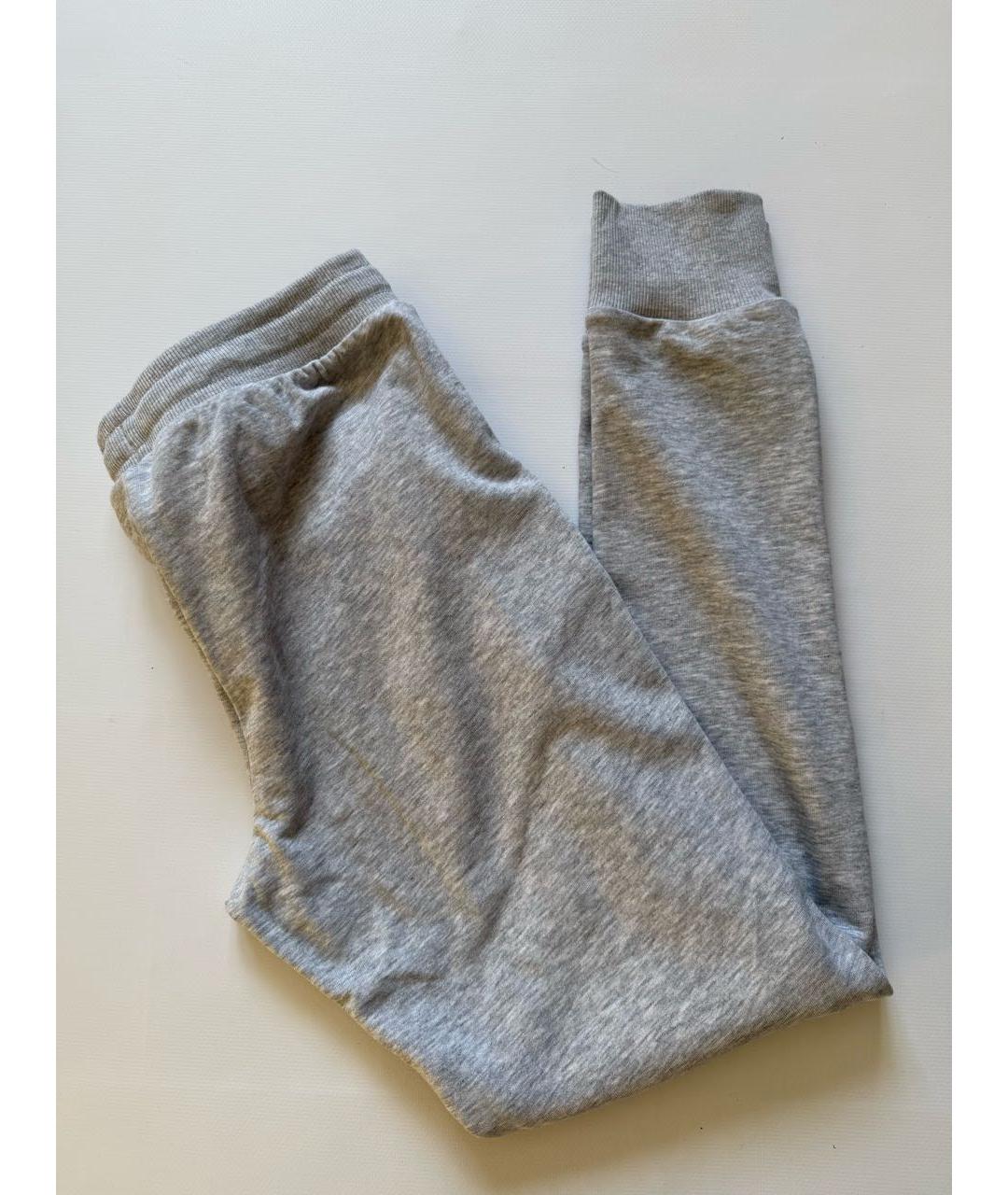 HUGO BOSS Серые хлопковые брюки и шорты, фото 2