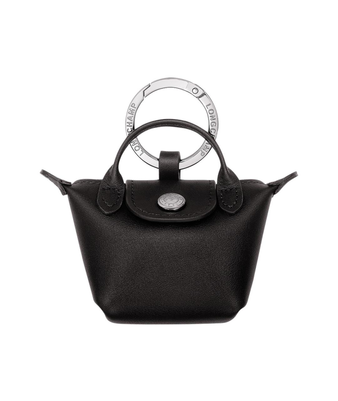 LONGCHAMP Черный брелок, фото 1