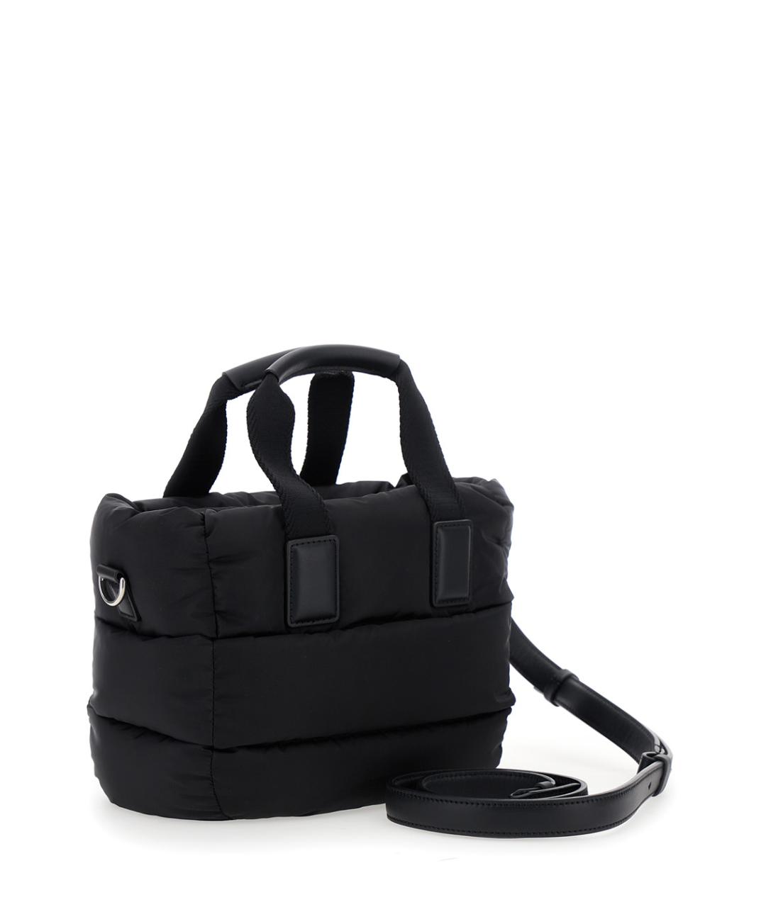 MONCLER Черная сумка с короткими ручками, фото 3