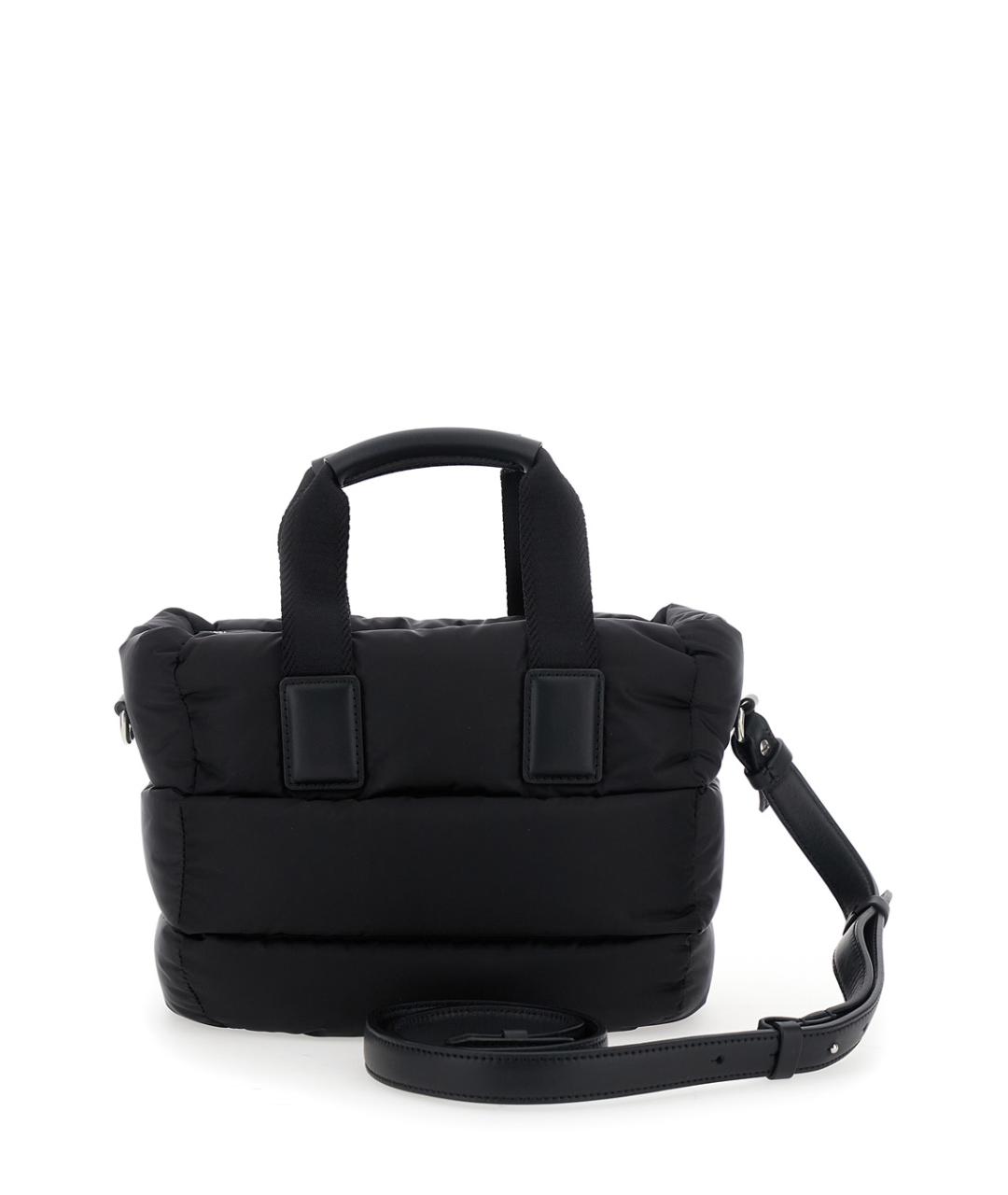 MONCLER Черная сумка с короткими ручками, фото 4