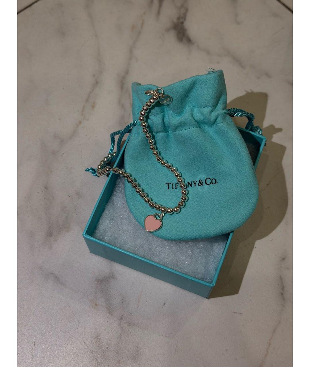 TIFFANY&CO Серебрянный серебряный браслет, фото 4