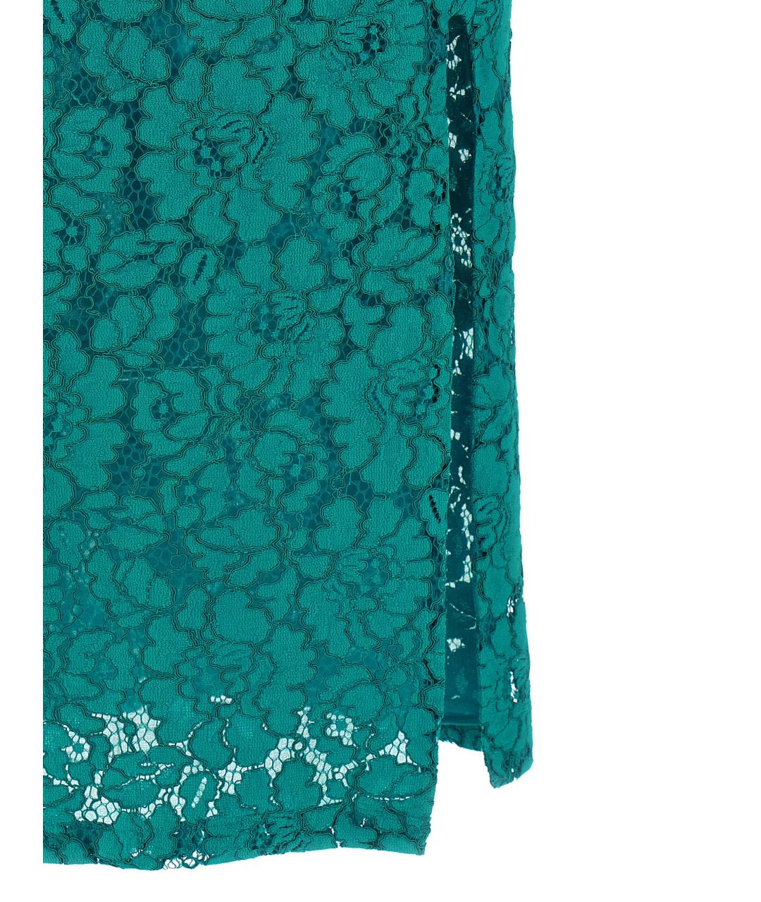 PINKO Зеленые хлопковое платье, фото 4